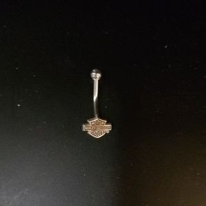 Harley Davidson Belly Ring